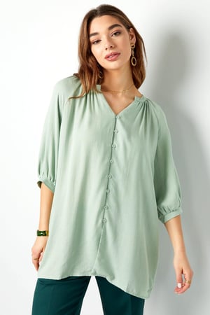 Blusa basica con bottoni Coral S h5 Immagine2