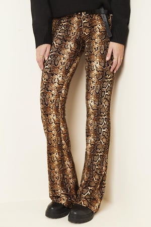 Pantalones flare jungle  Beige S h5 Imagen2