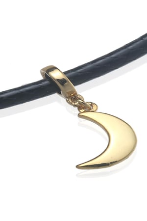 Collier Foulard Moon Couleur or Plaqué or h5 Image2