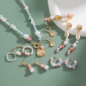 1 Piece Marine Series Designable Vacation Seashell Exquisite Women's Pendant Necklaces h5 Picture2