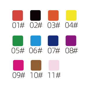 1 Piece DIY LOGO Plastic Stamp(3 ink bottles included with stamp) h5 Picture5