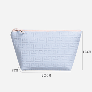 1 Piece Simple Series Casual Plaid Durable Cosmetic Organizer with Zipper Women's Bags h5 Picture2