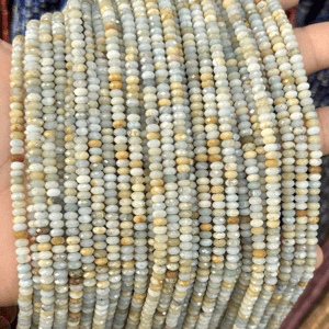 1 String Exquisite Natural Stone Jewelry Beads(DIA:2*4mm) h5 Picture3