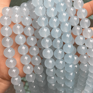 1 String Elegant Aquamarine Natural Stone Jewelry Beads h5 Picture3