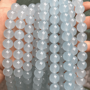 1 String Elegant Aquamarine Natural Stone Jewelry Beads h5 Picture2