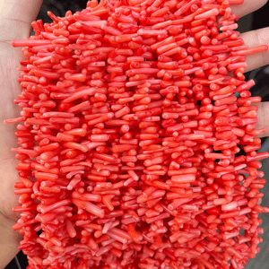 1 String Colored Natural Coral Jewelry Beads(Size:9mm-20mm) h5 Picture4