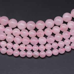 1 String Brazil Rose Quartz Natural Stones Crystal Jewelry Beads h5 Picture6