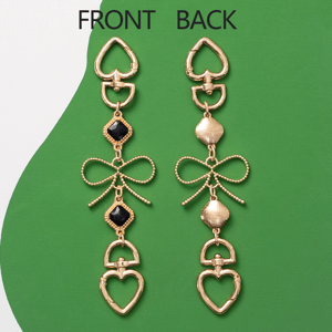 1 Piece Exquisite Series Bowknot Gold Color Aluminum Extension Bag Strap h5 Picture5