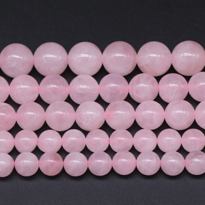 1 String Brazil Rose Quartz Natural Stones Crystal Jewelry Beads h5 Picture4