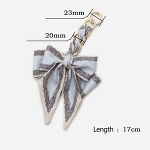 1 Piece Stylish Series Bowknot Scarves Gold Color Aluminum Extension Bag Strap h5 Picture5