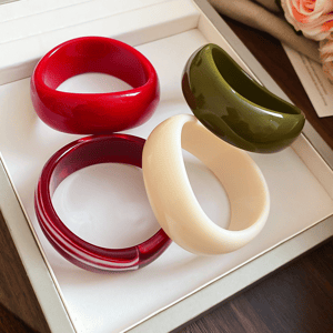 1 Piece Irregular Shape Acrylic Bangle h5 Picture2