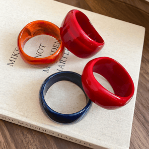 1 Piece Irregular Shape Acrylic Bangle h5 Picture5