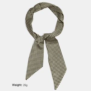 1 Piece Checkered Pattern Fabric Scarf h5 Picture4