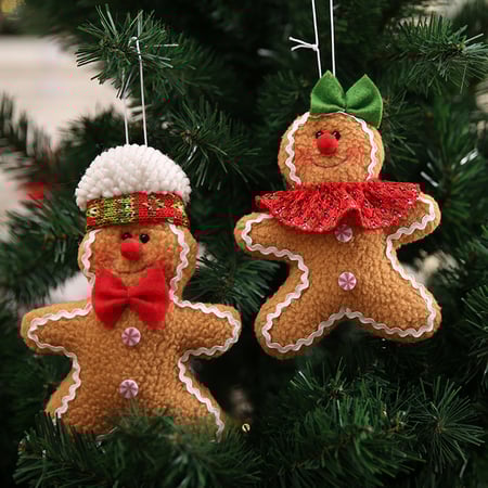 Figura de hombre de jengibre de árbol de Navidad de 1 pieza 2