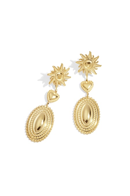 Love the sun dangle earrings 2