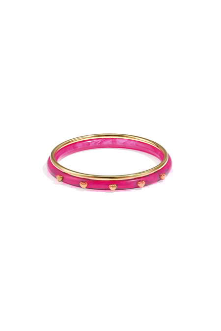 Bangle set with heart detail 2
