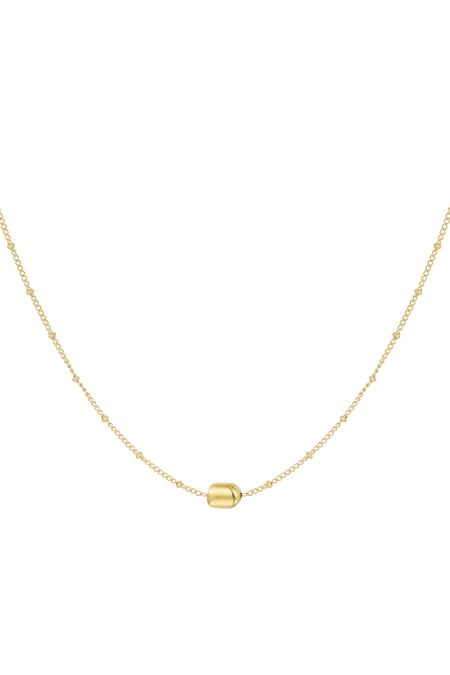 simple necklace with balls 2