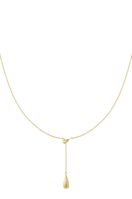 necklace with drop charm 2