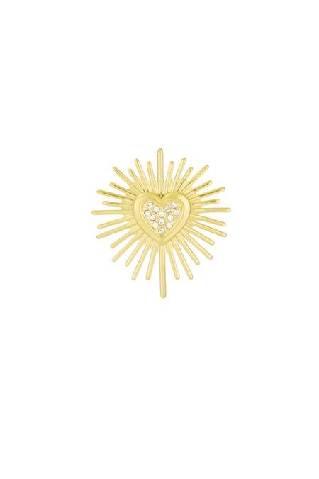 brooch sparkling heart 2