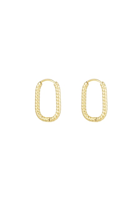 earrings ribbed elongated 2