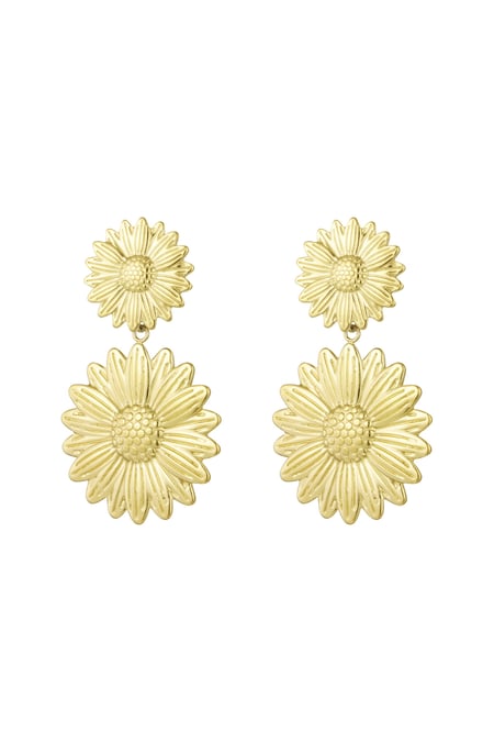 happy sunflower earrings 2