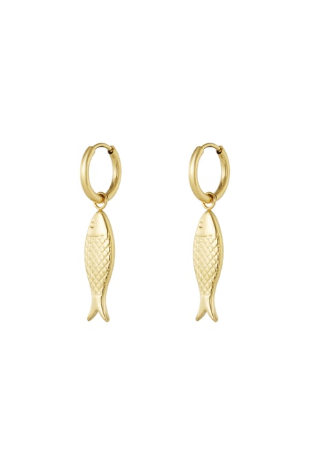 Ohrringe mit Fisch-Anhänger  2