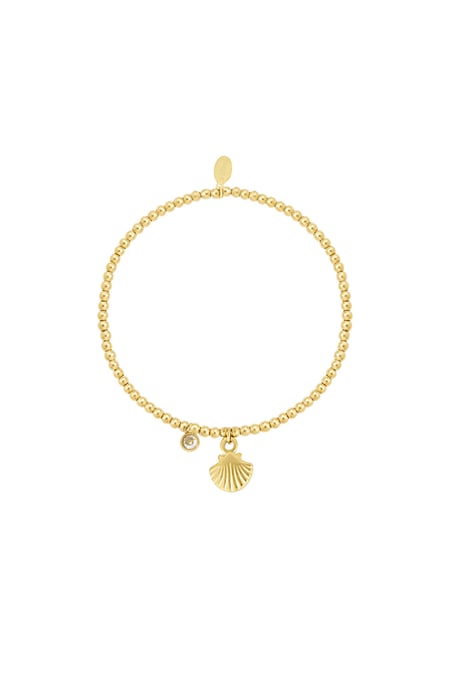 pulsera sencilla concha brillante 2