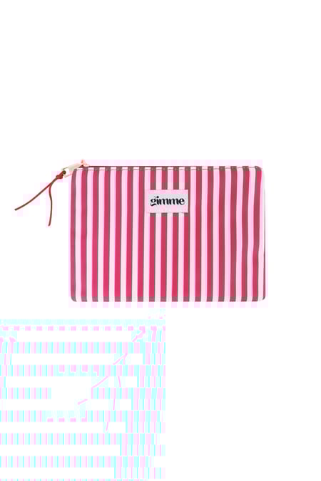 Plat toilettasje dunne streep 2