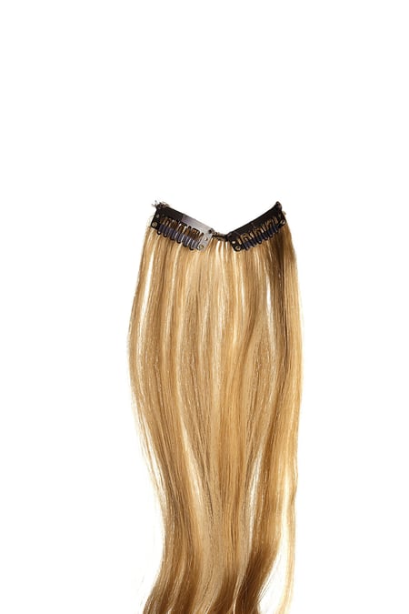 Dalgalı tek klip - siyah / beyaz