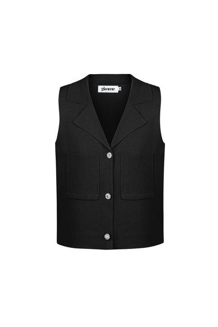 Viskoz Kadın Kol Yok Üst V Yaka Ön Düğmeli 2