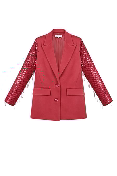 Polyester Women's Suit Jacket Fringe Sleeve Design 2