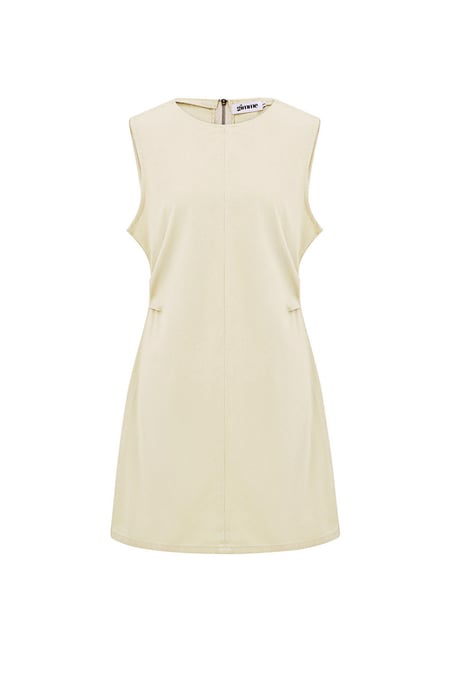 Cotton Vrouwen Mini Jurk Mouwloos Bodycon 2