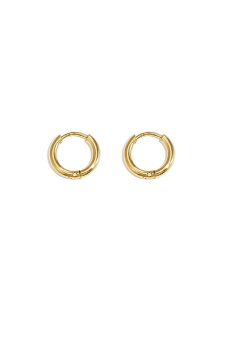 Simple XXS Stainless Steel Hoop Earrings 2