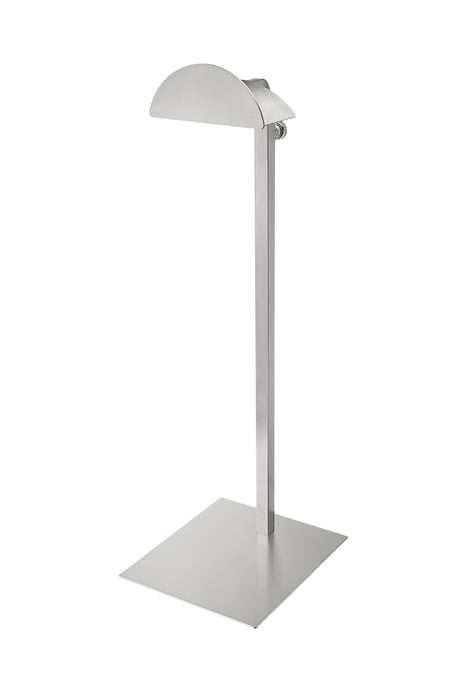 Tashouder van roestvrij staal in zilverkleur