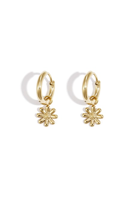 Little Daisy Stainless Steel Earrings 2