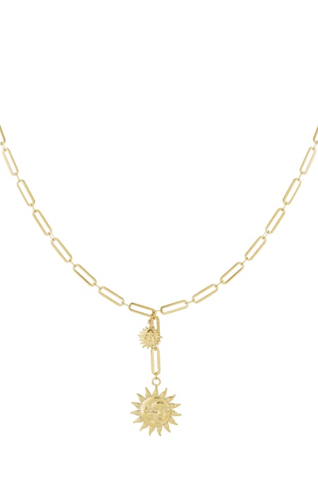 Double Sun Necklace 2