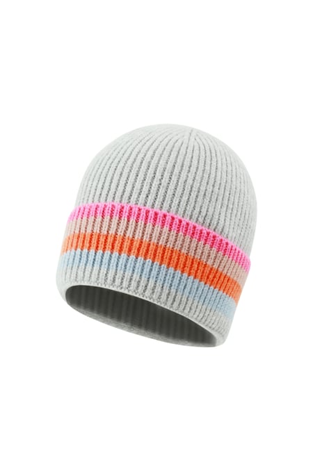 Multi color striped hat 2
