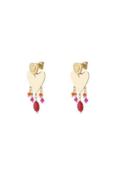 Heart drop Earrings 2