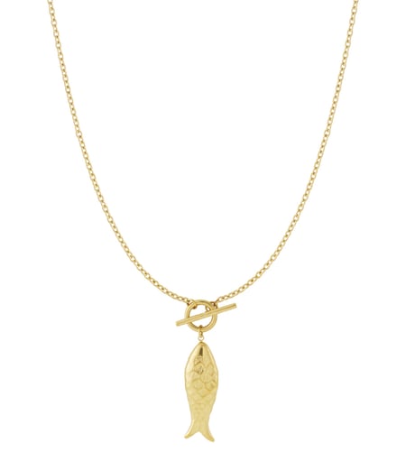 Collana lunga a forma di pesce 2