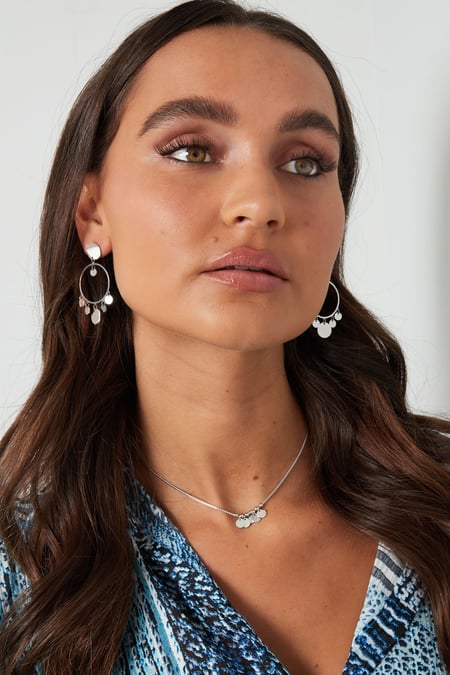 necklace hanging coins