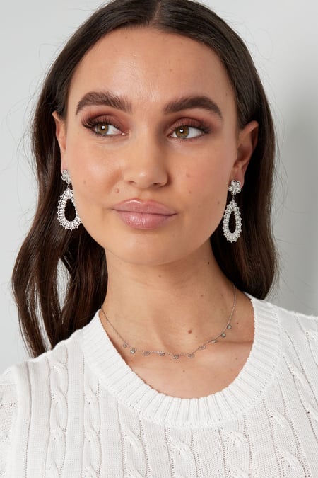 Klassische Halskette mit Muschelanhängern – Goldfarbe - Goldfarbefarbe