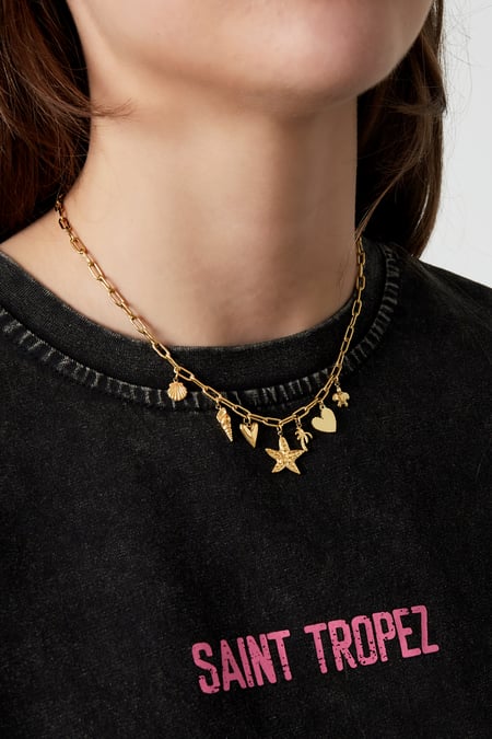 beach babe charm necklace