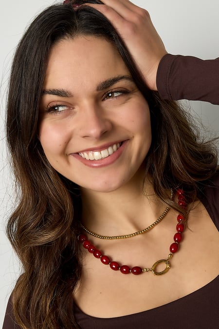 Acrylic Beaded Necklaces Beads Casual Daily-10.5*13mm