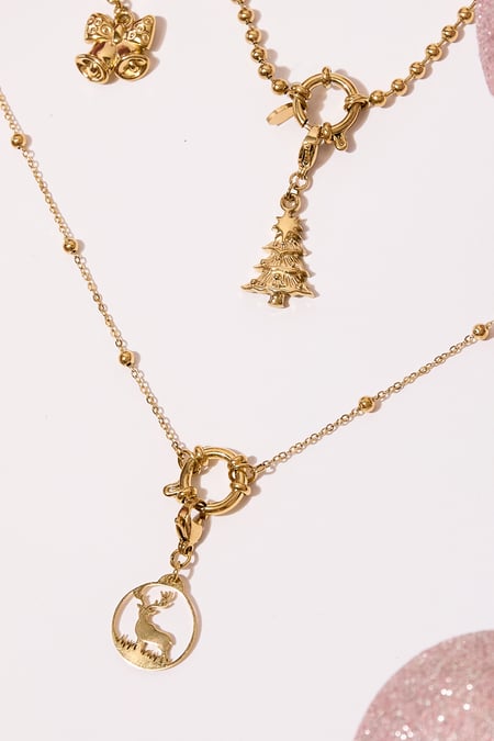 Stainless Steel Jewelry Charms Animal Casual Christmas Simple Series Women's jewelry