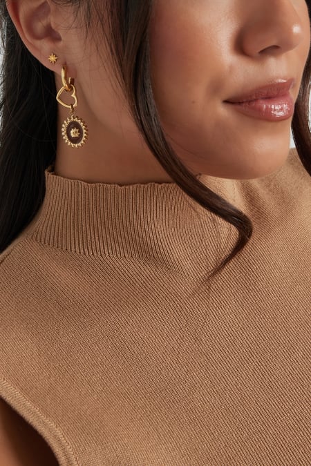 Earrings embrace life