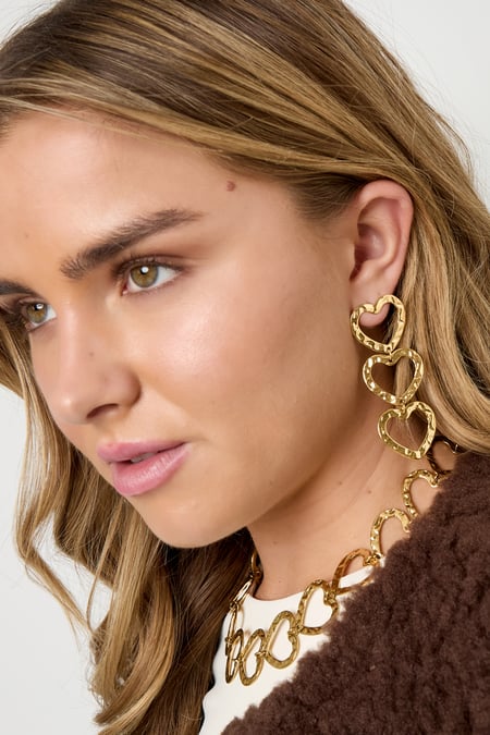 Stainless Steel Dangle Earrings Heart Casual Daily Simple Series Women's jewelry