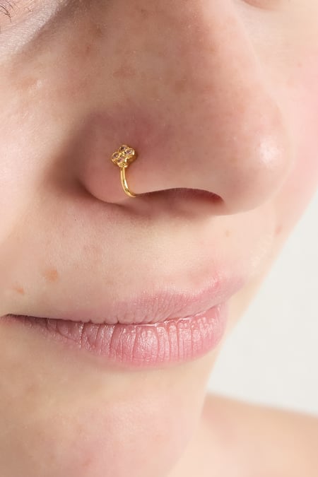 Nose and ear cuff flower