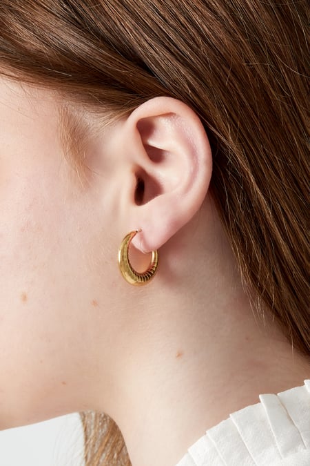 Bold hoop clip Earrings