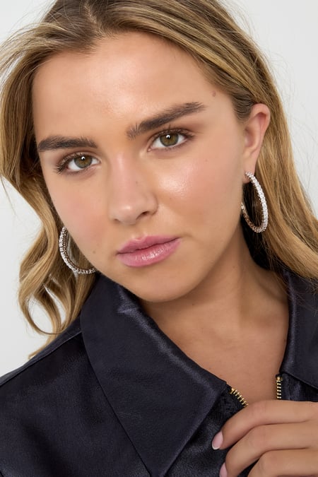 Pendientes de aro de cobre geométricos elegantes navideños de lujo, joyería para mujer