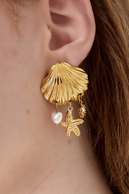 Strandliebe-Trio-Ohrringe